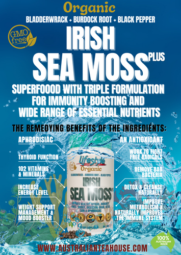 Organic Irish Sea Moss Plus 60g  - 1 month supply