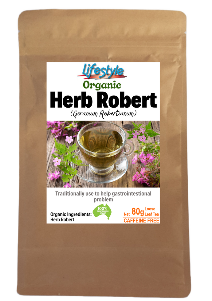 Herb Robert (Geranium Robertianum)80g - Loose Leaf