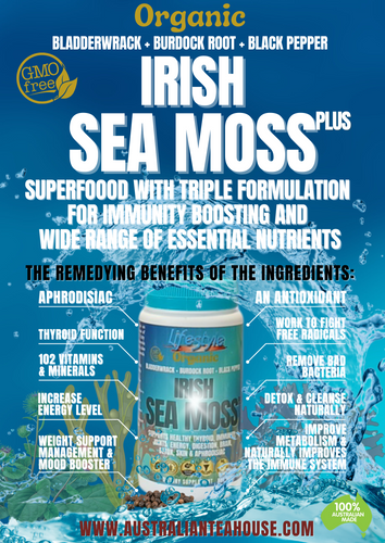 Organic Irish Sea Moss Plus 60g  - 1 month supply
