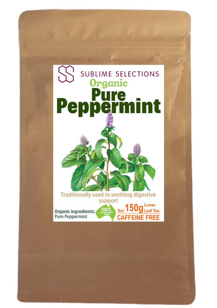 Pure Peppermint Tea 150g - Loose Leaf