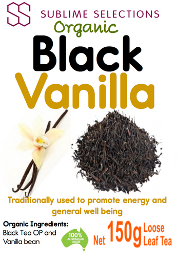 Black Vanilla Tea 150g - Loose Leaf