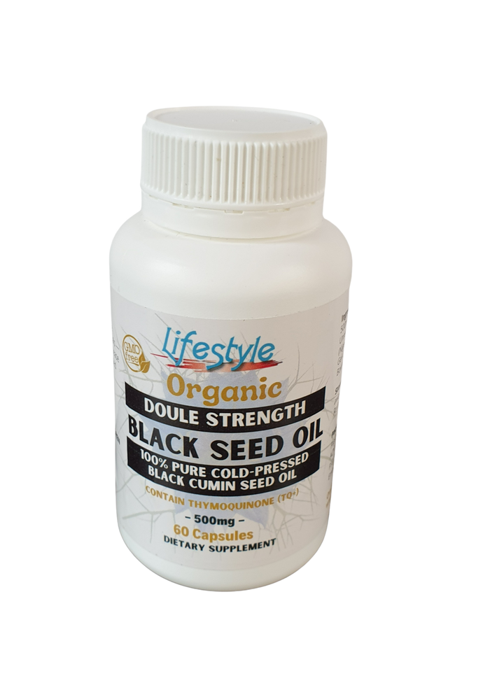 Black Seed Oil - Double Strength - 60 Capsules @ 500mg