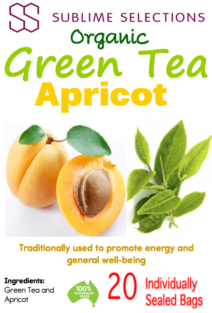 Green Tea Apricot - Tea Bag