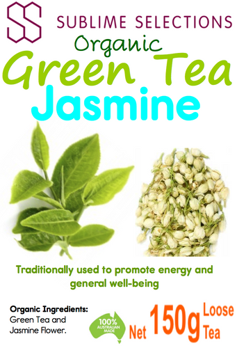 Green Tea Jasmine 150g - Loose Leaf
