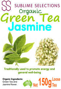 Green Tea Jasmine 150g - Loose Leaf