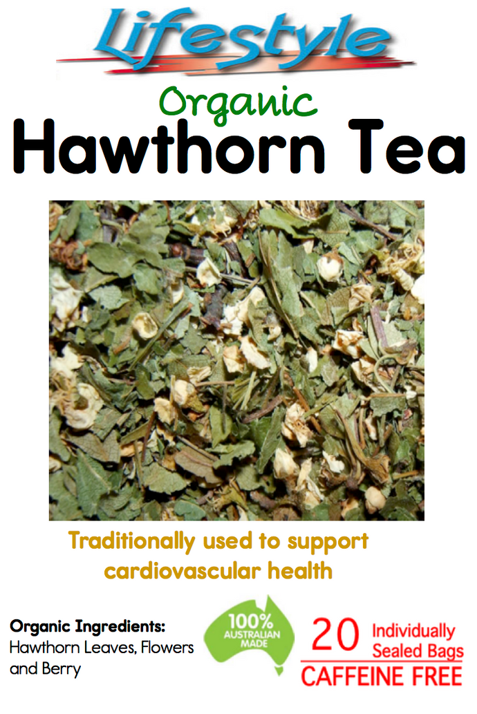 Hawthorn Leaves, Flowers and Berry - Tea Bag
