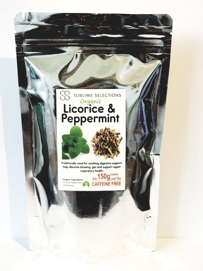 Licorice and Peppermint 150g - Loose Leaf