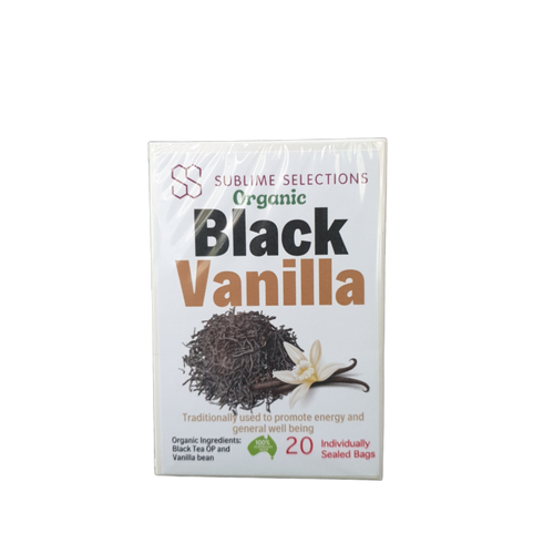 Black Vanilla Tea - Tea Bag