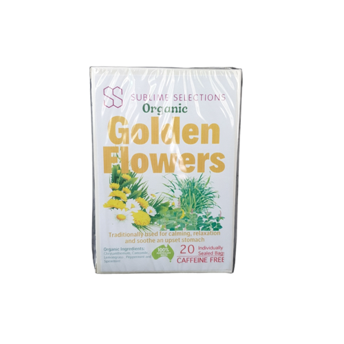 Golden Flowers (Chrysanthemum & Chamomile) Tea Bag