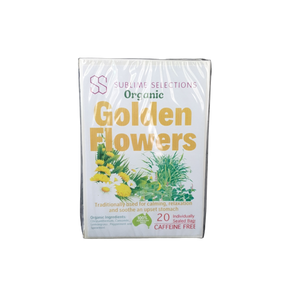 Golden Flowers (Chrysanthemum & Chamomile) Tea Bag