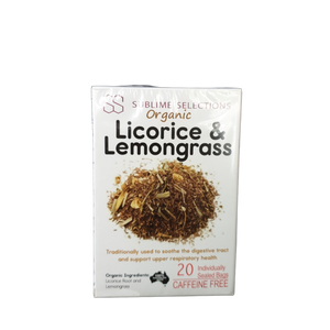 Licorice & Lemongrass Tea Bag