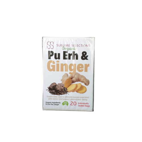 PuErh & Ginger Tea - Tea Bag