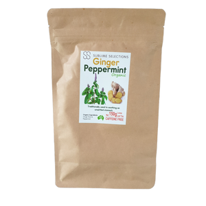 Ginger & Peppermint Tea 150g - Loose Leaf